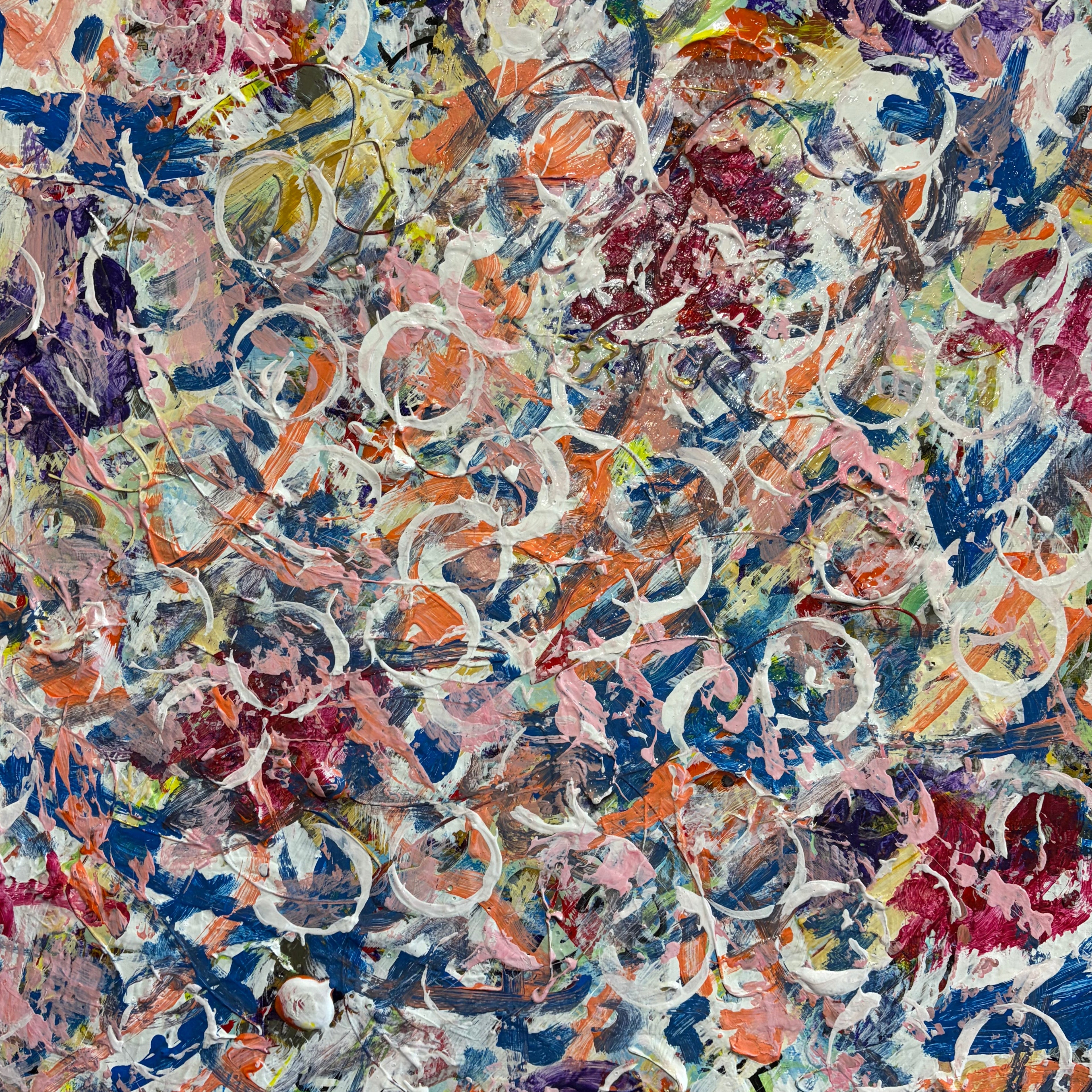 "Candied Cotton" Painting