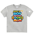 "Just a Boy Who Loves Books" Short-Sleeve T-Shirt