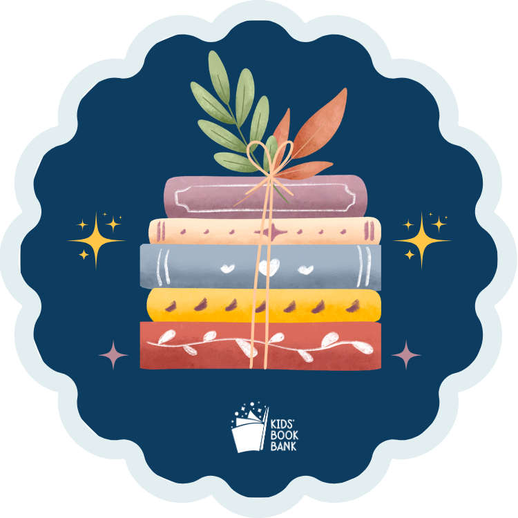 Kids' Book Book "Book Stack" Vinyl Sticker
