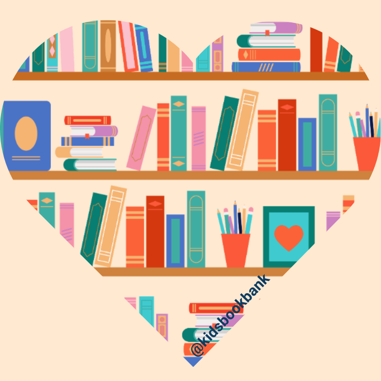 Kids' Book Book "Heart" Vinyl Sticker